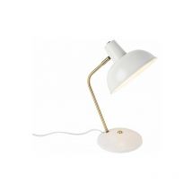 Milou - Lampe de bureau - 1 lumière - l 260 mm - Blanc - Moderne - éclairage intérieur - Salon i Chambre i Cuisine i Salle à manger - Qazqa