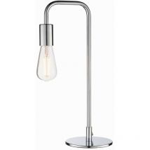 Endon - Rubens - 1 lampe de table lumineuse plaque chromée, E27