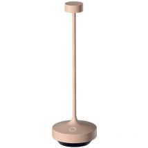 Lampe de table sans fil led ruby cream Crème