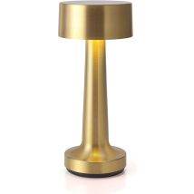Devenirriche - Lampe de Table Tactile Portatives Cordless,3W led Lumière Intégrée de 3000K Couleur Chaude,Batterie Dimmable et Rechargeable,pour