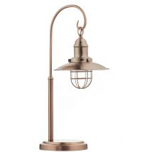 Dar Lighting - dar terrace - Lampe de table Fisherman Dome Cuivre