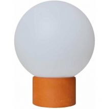 Lumisky - Lampe de table touch effet beton orange led terra terre cuite Orange Terre cuite h25cm