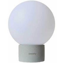 Lumisky - Lampe de table touch béton gris led terra concrete Gris Béton H25CM