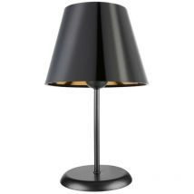 Webmarketpoint - Lampe de table Verda ASZ1212 en métal et abat-jour en tissu noir