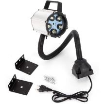 Lampe de tour cnc 110-220V Machine Lampe led Lampe de travail Lampe de machine à outils avec bras flexible à base fixe et fixe