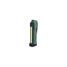 Lampe de travail led (8W 240lm) rechargeable par usb c IP20 36x295x53mm en abs et aluminium en noir et vert