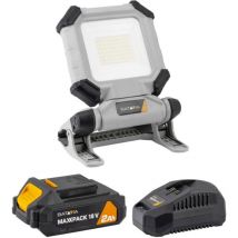 Batavia - Lampe de chantier led 18V sans fil Maxxpack - Batterie 2.0 Ah et chargeur 2.4 Ah inclus