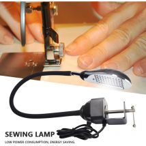 Kkmoon - Lampe de travail pour machine à coudre industrielle - 8W 50 LEDs - Luminosité réglable - Alimentation 110-250V (Norme ue) - Éclairage
