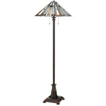 Quoizel - Elstead Maybeck Lampadaire Tiffany Vaillant Bronze