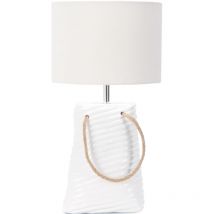 Lampe décorative à poser céramique blanche Éclairage interieur