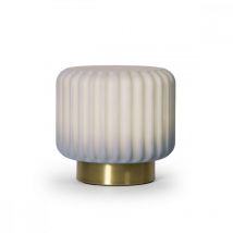 Atelier Pierre - Lampe Dentelles pastel 15cm Bleu