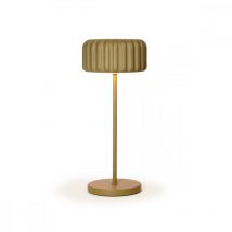 Atelier Pierre - Lampe Dentelles sur pied H29cm Vert