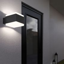 Lampe d'extérieur led luminaire éclairage aluminium blanc opale jardin terrasse véranda