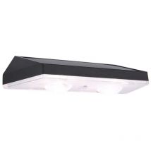 Lampe d'extérieur applique murale lampe solaire lampe de façade lampe de jardin LED noir L 14 cm