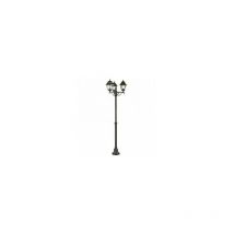 Iperbriko - Lampe d'extérieur avec diffuseurs en verre transparent, hauteur max 170mm, 3 lampes de 60W noir