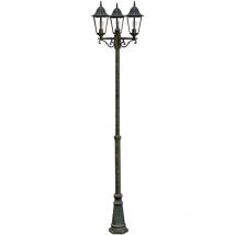 Lampe d'extérieur candélabre sur pied support d'éclairage lanterne lumière nuit