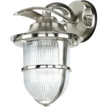 Licht-erlebnisse - Lampe d'extérieur en laiton verre maritime E27 IP64 applique murale maison jardin entrée