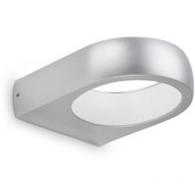 Telefunken - Lampe d'extérieur led puka, platine led, 4000K blanc neutre, 6,5 w, 750 lm, argent, IP44, 25000 heures, 16,5 x 14,5 x 4,5 cm