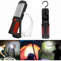 Qiyao - Lampe d'inspection Lampe led Rechargeable, Lampe de Travail led Rechargeable avec Magnétique Lampe de Torches de led - RWLampe torche