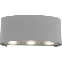 [neu.haus] - lampe d'intérieur led carlo pour extérieur - argenté mat - 6,5 w - 510 lm - IP54 neuhaus 9488-21