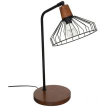Lampe droite Café caramel H47