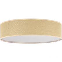 Beliani - Lampe Elégante Plafonnier Rond en Papier Naturel Magno