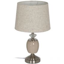 Lampe en céramique et métal 45 cm