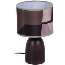 Lampe en céramique marron 29.5 cm