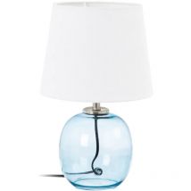 Lampe en verre Bleu 36 cm