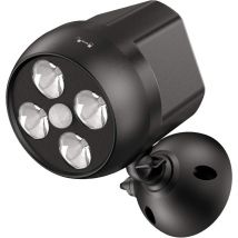 Lampe extérieure avec capteur de mouvement Imperméable à l'eau, Projecteur led avec capteur sans fil, Lumière extérieure de Sécurité