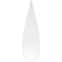 Reality - Luminaires de jardin, Lampe extérieur Palmas l Blanc en Plastique, trio
