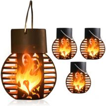 Lampe Flamme Solaire,Lanterne Solaire Extérieure,Lanternes et torches de jardin,lanternes d'extérieur solaire,Lanterne solaire exterieur