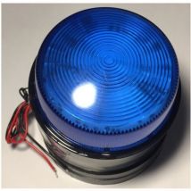 Lampe flash pour système d'alarme 12 Vdc Bleu Ø75x55mm H