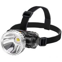 Lampe frontale à LED Lampe frontale Lampe de poche Lampe frontale Camping Rechargeable Pêche t S