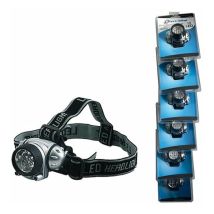 Lampe frontale avec interrupteur 10 plus 2 Leds.