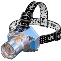 Lampe frontale Lampe de poche Lampe frontale Lampe frontale Rechargeable Lampe de poche frontale étanche