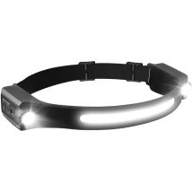 Decdeal - Lampe frontale légère et étanche, Rechargeable par usb, pour l'extérieur, pour le Camping, la randonnée, la pêche, la course à pied et le