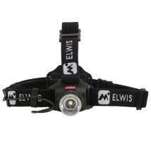 Elwis – Lampe frontale rechargeable LED 800lm – 100-800 lumens, autonomie 4-15h, IP65, 31x68x50mm – Flux lumineux, Alimentation électrique, Puissance 