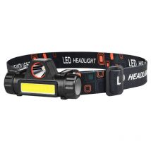 Ymyny - Lampe Frontale , Torche Frontale Rechargeable Puissante,Lampe de travail pour casque, pour Le Camping, la Pêche