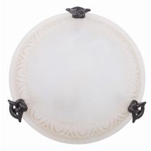 Plafonnier Candellux Gio Sb-3836 E27 30 Cm Blanc Verre