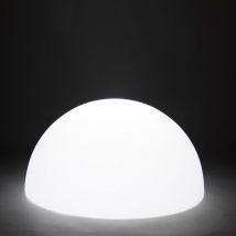 Lampe hémisphérique lumière blanche en polyéthylène mod. Babymoon Ø 70 cm