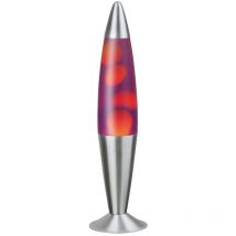 Licht-erlebnisse - Lampe de table à lave orange lollipop 2 E14 25W IP20 Rabalux