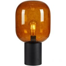 Markslojd - brooklyn Lampe de Table 1 Globe Light 44cm Noir, Marron