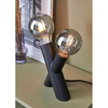 Lampe à poser – Noir – Métal – Hauteur 18 cm – E14, E27 – Intensité variable – Markslojd