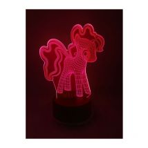 Lampe Led 3D Little Poney