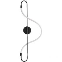 Toolight - applique murale APP857-W long noir led 1-POINTS de lumière 30X15X78CM