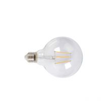 Bombilla con filamento Led globo G125 transparente Duolec E27 luz fría 8W - talla