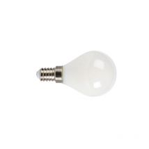 Bombilla con filamento Led mini globo opal Duolec E14 luz cálida 4W - talla