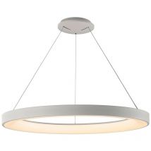 Inspired Mantra Niseko Ring Pendant 90cm 66W led, 3000K-6000K Accordable, 4200lm, Télécommande, Blanc, 3 ans de garantie