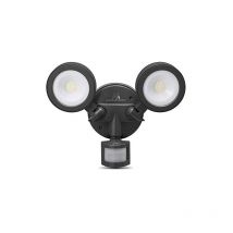 Mac Lean - maclean MCE368 applique murale led avec détecteur de mouvement pir 2 x 10 w 1900 lm capteur crépusculaire applique murale extéri